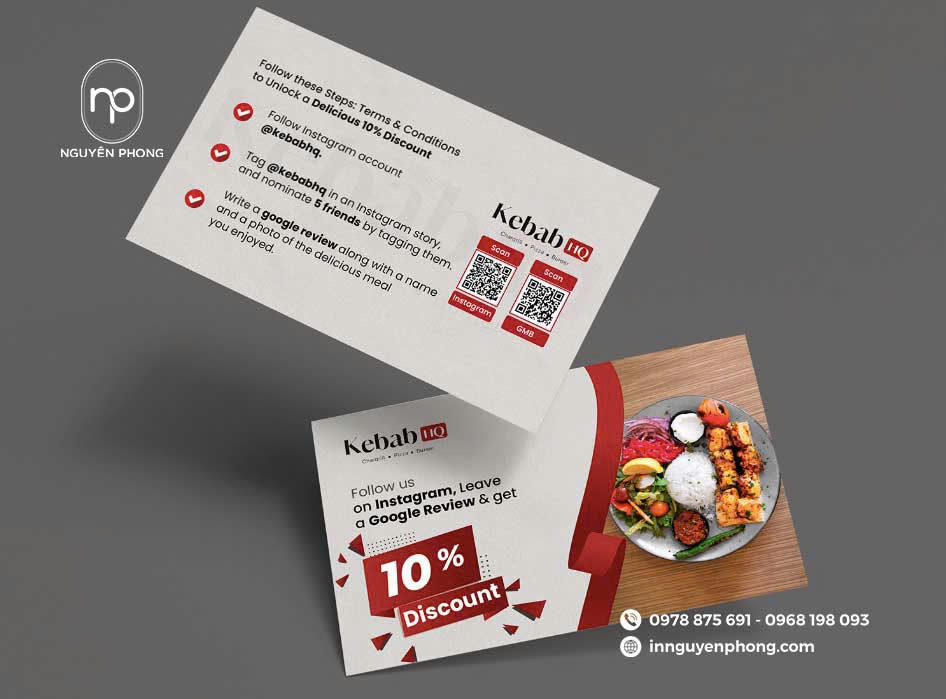 Voucher ưu đãi dành cho nhà hàng, quán ăn 